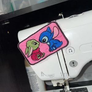 Baby Stitch and Baby Yoda Patch / super cute / iron on or sew on / Disney